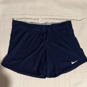 Nike Women's Navy Blue Athletic Shorts
